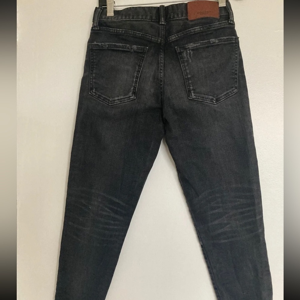 Moussy vintage SAAB black slightly intentionally distressed black denim size 27 - Picture 11 of 15